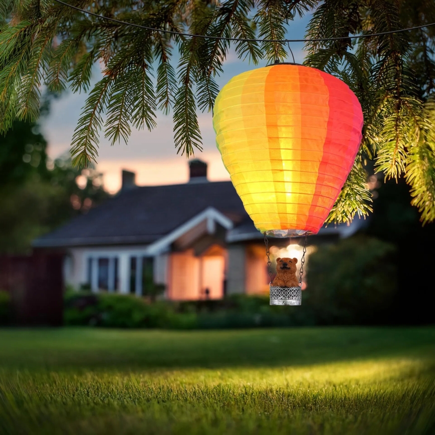 Globo - LED Piekarams saules enerģijas rotājums 24xLED/0,06W/3V IP44 lidojošs balons