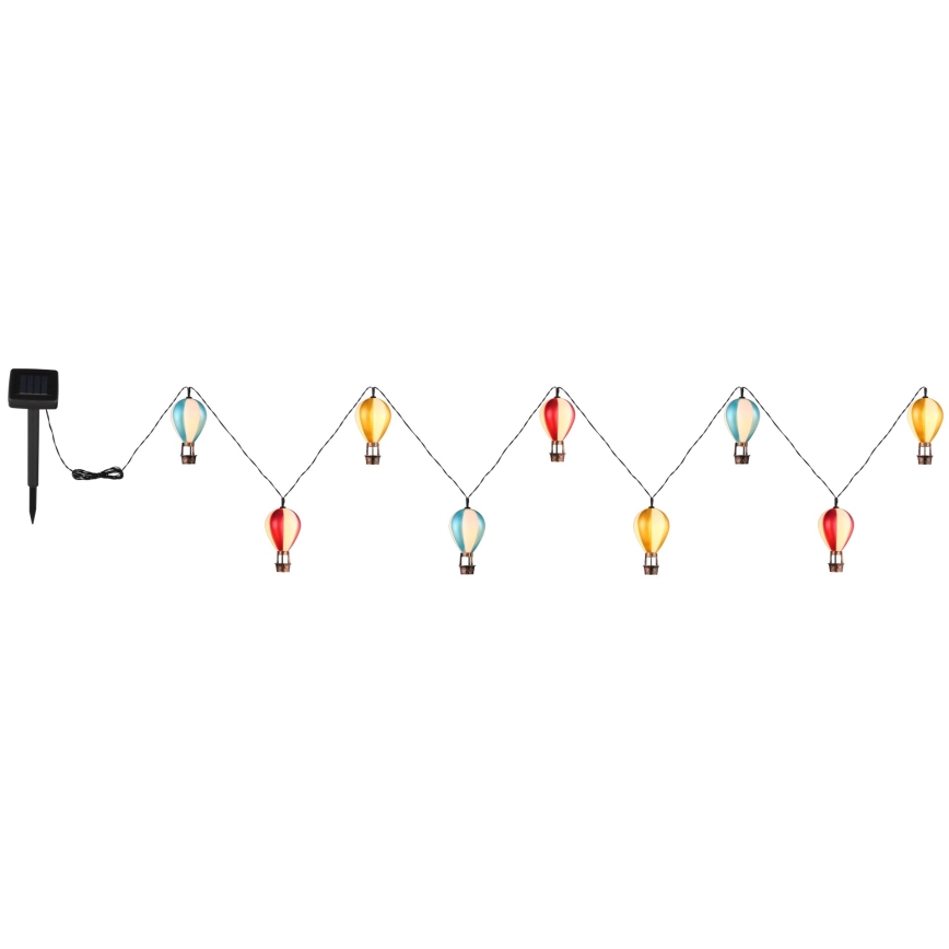 Globo - LED Saules enerģijas virtene 9xLED/0,06W/3V 390 cm IP44