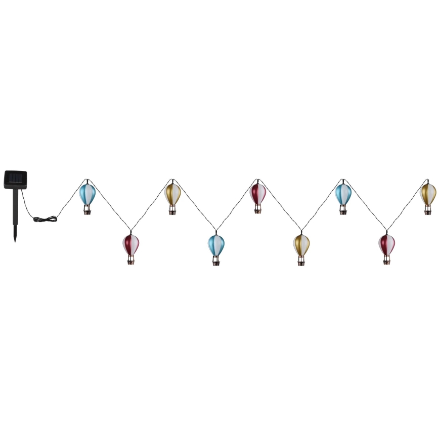 Globo - LED Saules enerģijas virtene 9xLED/0,06W/3V 390 cm IP44