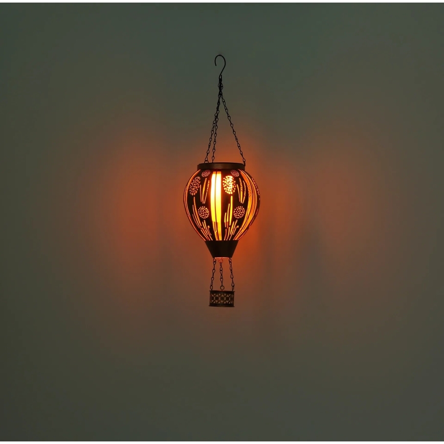 Globo - LED Piekarams saules enerģijas rotājums 12xLED/0,02W/3V IP44 lidojošs balons