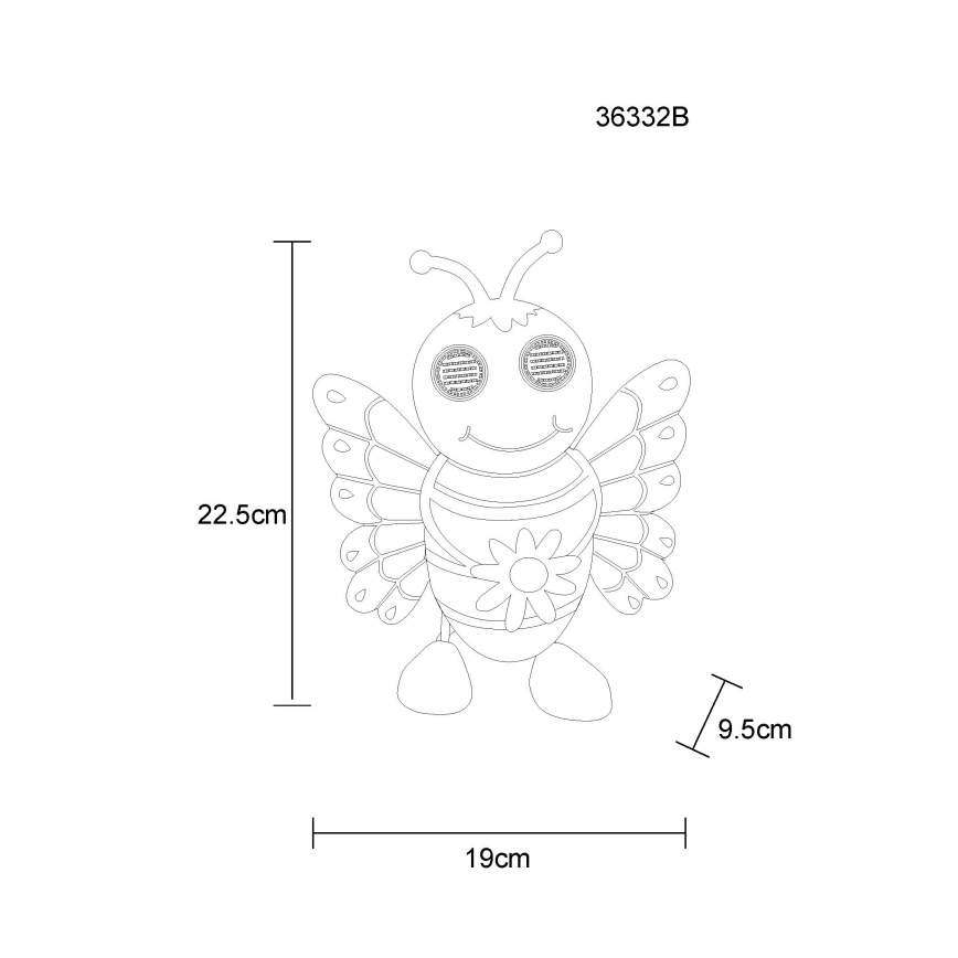 Globo - LED saules gaismeklis 104xLED/3V IP44 300 mAh bite