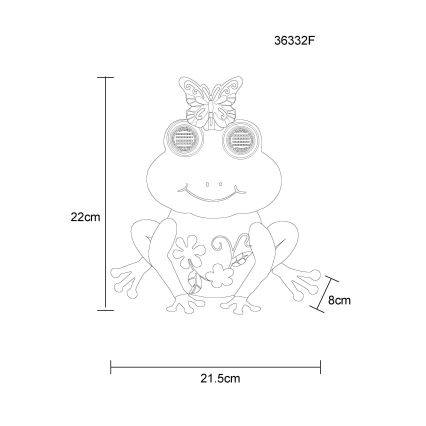 Globo - LED saules gaismeklis 104xLED/3V IP44 300 mAh varde