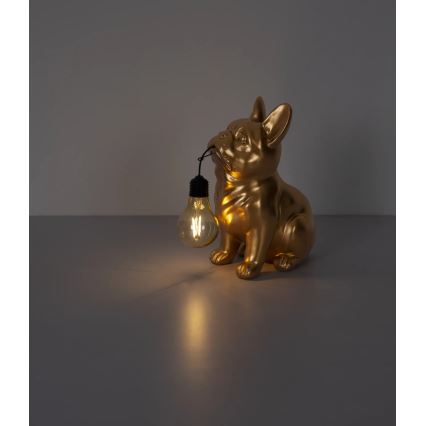 Globo - LED saules gaismeklis LED/3V IP44 300 mAh zelta suns