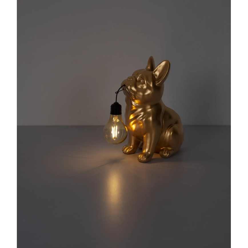 Globo - LED saules gaismeklis LED/3V IP44 300 mAh zelta suns
