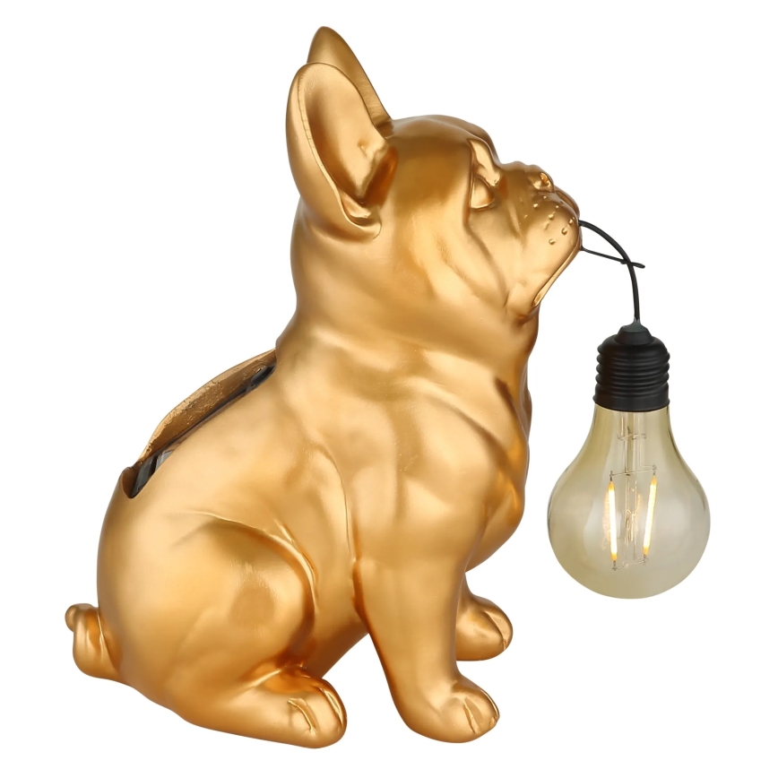 Globo - LED saules gaismeklis LED/3V IP44 300 mAh zelta suns