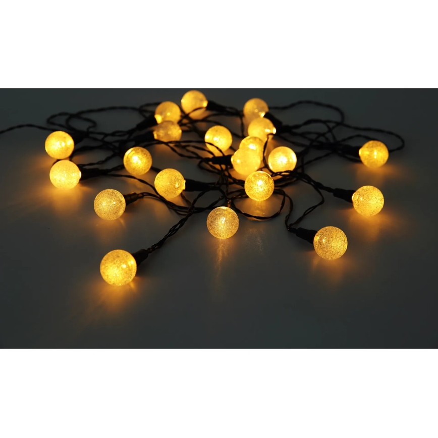Globo - LED RGB Saules enerģijas virtene 20xLED/0,06W/3V 770 cm IP44
