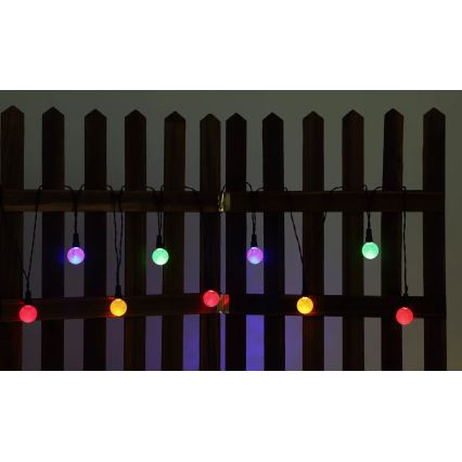 Globo - LED RGB Saules enerģijas virtene 20xLED/0,06W/3V 770 cm IP44