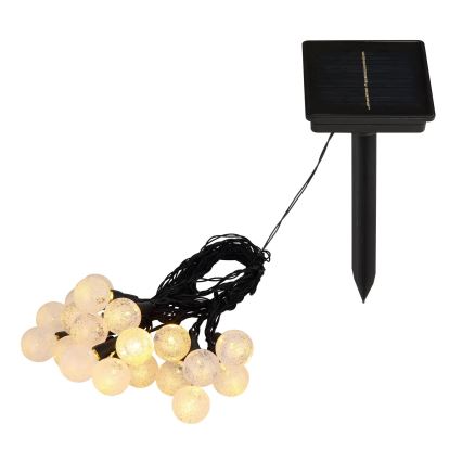 Globo - LED RGB Saules enerģijas virtene 20xLED/0,06W/3V 770 cm IP44