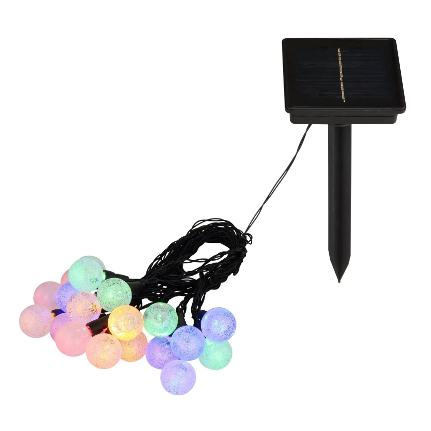 Globo - LED RGB Saules enerģijas virtene 20xLED/0,06W/3V 770 cm IP44