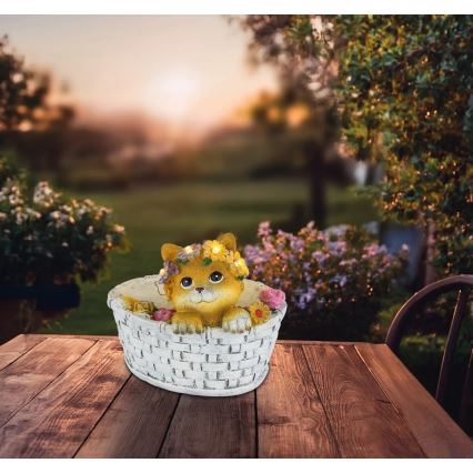 Globo - LED saules gaismeklis LED/1,2V IP44 300 mAh kaķis