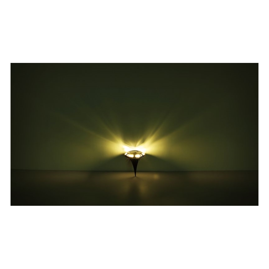 Globo - KOMPLEKTS 2x LED Saules enerģijas lampa LED/0,72W/3V 3200K IP44 300 mAh
