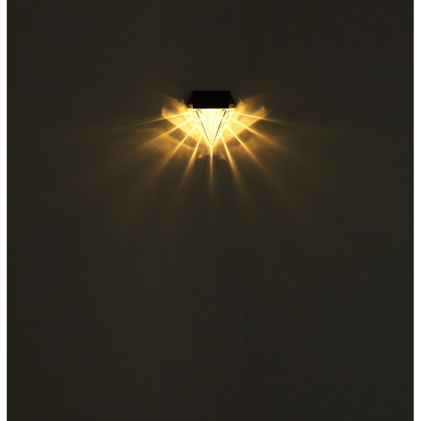 Globo - KOMPLEKTS 2x LED Saules enerģijas sienas lampa LED/0,5W/3V IP44