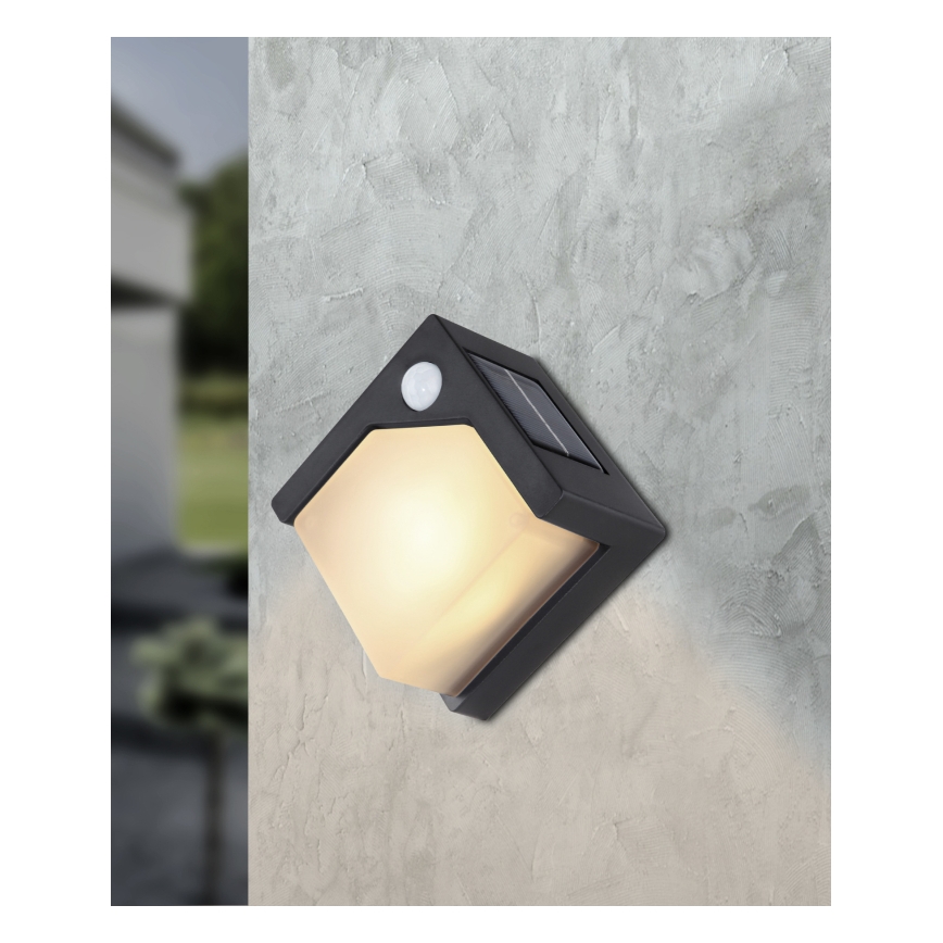 Globo - LED Saules enerģijas lampa ar sensoru LED/0,48W/3V IP44