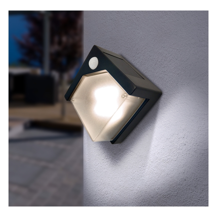 Globo - LED Saules enerģijas lampa ar sensoru LED/0,48W/3V IP44