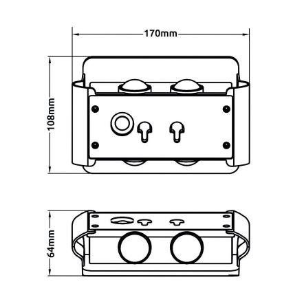 Globo - LED Saules enerģijas lampa LED/1W/3,2V 3000K IP54