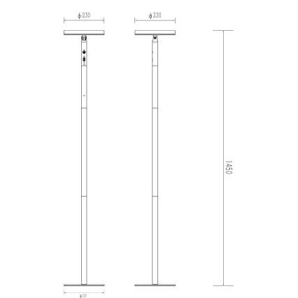 Globo - LED Saules enerģijas lampa LED/6W/3,7V IP54