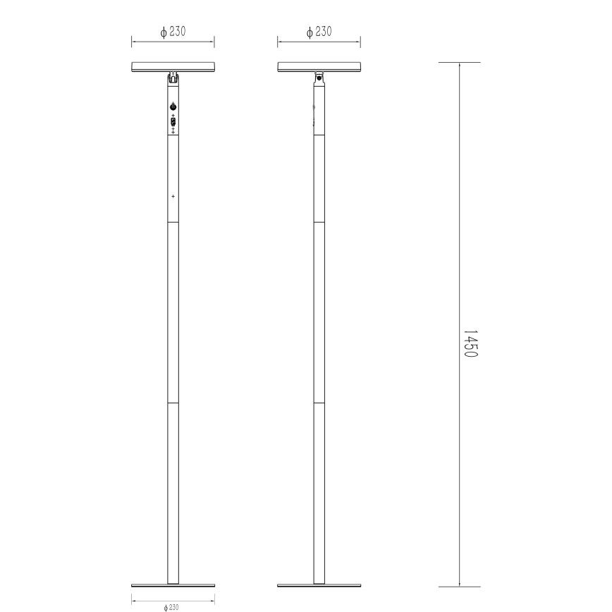 Globo - LED Saules enerģijas lampa LED/6W/3,7V IP54