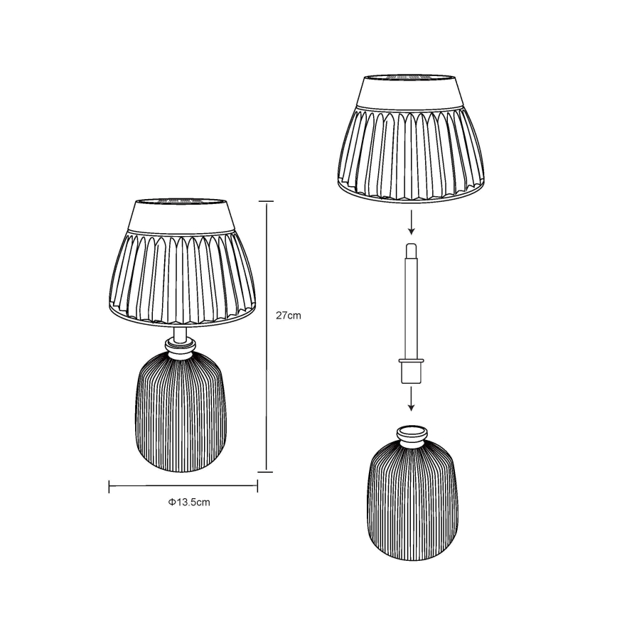 Globo - LED Saules enerģijas lampa 10xLED/0,06W/3V IP44 400 mAh