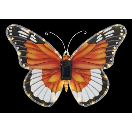 Globo - LED saules lampa LED/3V IP44 200 mAh tauriņš