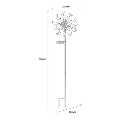 Globo - LED Saules enerģijas rotājums LED/0,06W/3,2V IP44