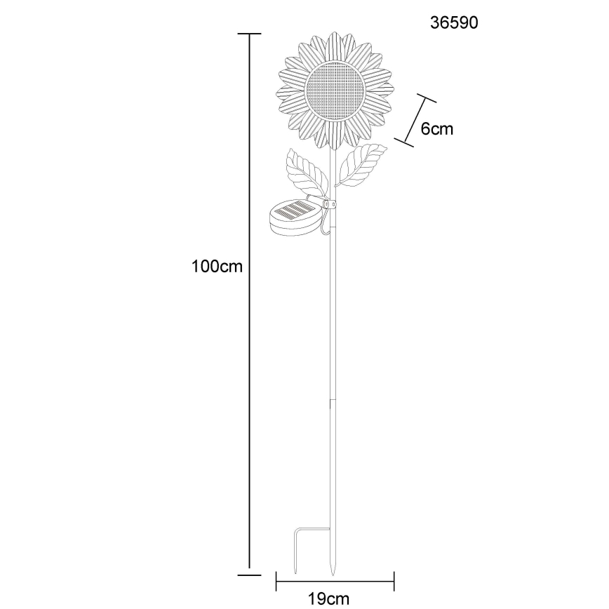 Globo - LED saules gaismeklis 200xLED/3V IP44 600 mAh zieds