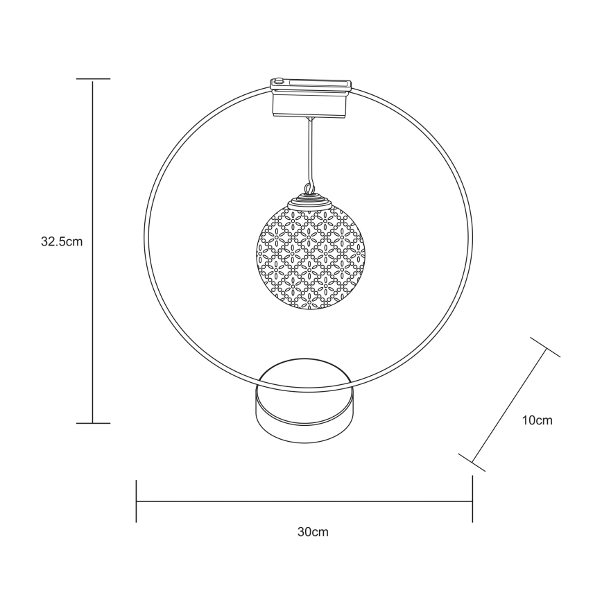 Globo - LED Saules enerģijas lampa LED/0,06W/1,2V sudraba IP44