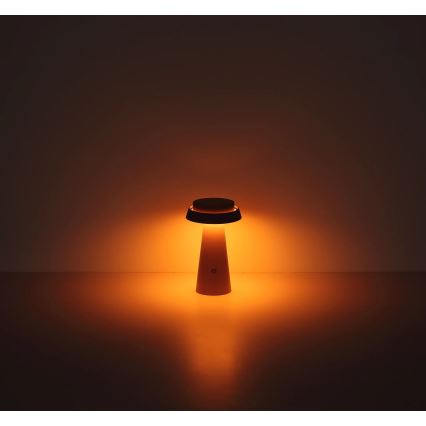 Globo - LED Aptumšojama saules enerģijas skārienvadāma lampa LED/4W/3,7W IP54 rozā