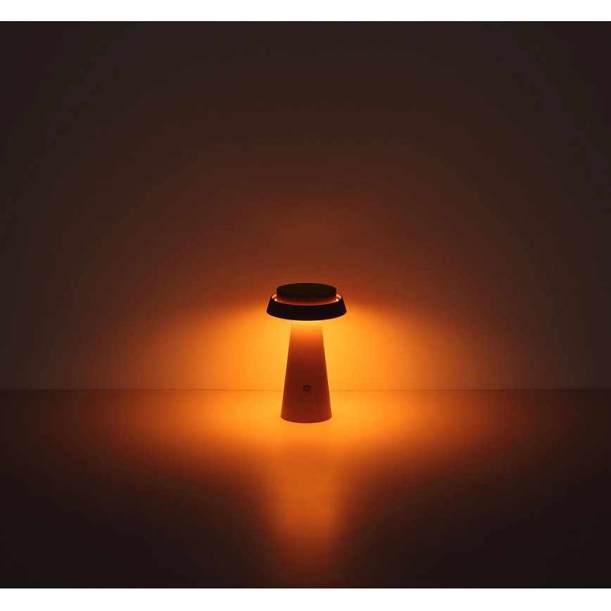 Globo - LED Aptumšojama saules enerģijas skārienvadāma lampa LED/4W/3,7W IP54 rozā
