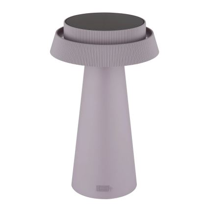 Globo - LED Aptumšojama saules enerģijas skārienvadāma lampa LED/4W/3,7W IP54 rozā