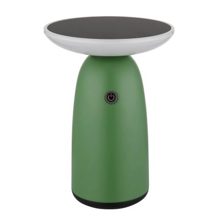Globo - LED Aptumšojama saules enerģijas skārienvadāma lampa LED/10W/3,7V IP54 3600 mAh zaļa