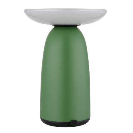 Globo - LED Aptumšojama saules enerģijas skārienvadāma lampa LED/10W/3,7V IP54 3600 mAh zaļa