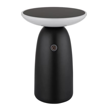 Globo - LED Aptumšojama saules enerģijas skārienvadāma lampa LED/10W/3,7V IP54 3600 mAh melna