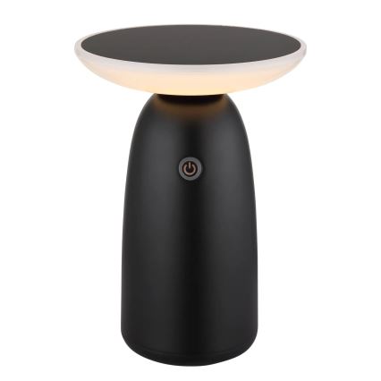 Globo - LED Aptumšojama saules enerģijas skārienvadāma lampa LED/10W/3,7V IP54 3600 mAh melna