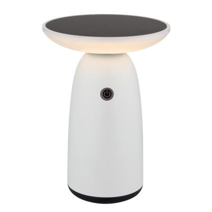 Globo - LED Aptumšojama saules enerģijas skārienvadāma lampa LED/10W/230V IP54 balta