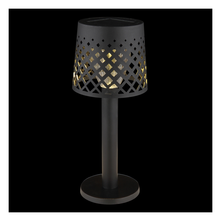 Globo - LED Saules enerģijas lampa LED/0,06W/3,2V 3000K IP44 melna
