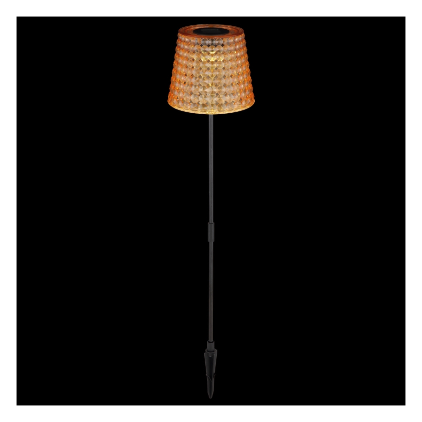 Globo - KOMPLEKTS 2x LED Saules enerģijas lampa LED/0,06W/3V IP44 oranža