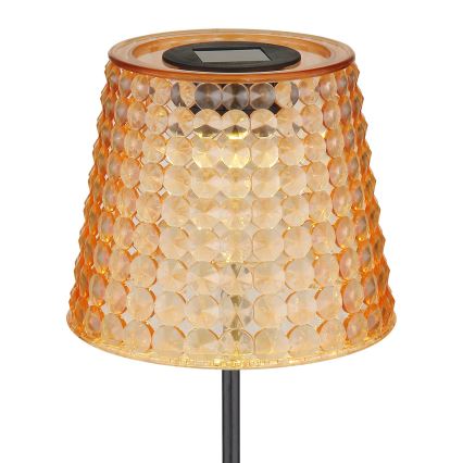 Globo - KOMPLEKTS 2x LED Saules enerģijas lampa LED/0,06W/3V IP44 oranža