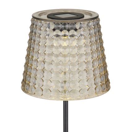 Globo - KOMPLEKTS 2x LED Saules enerģijas lampa LED/0,06W/3V IP44 pelēka