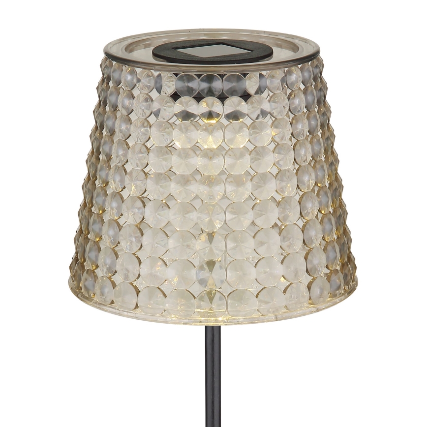 Globo - KOMPLEKTS 2x LED Saules enerģijas lampa LED/0,06W/3V IP44 pelēka