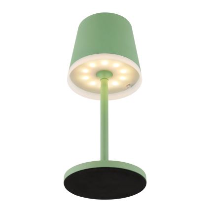 Globo - LED Saules enerģijas lampa LED/0,06W/3V 3000K IP44 1200 mAh zaļa