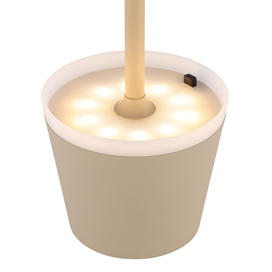 Globo - LED Saules enerģijas lampa LED/0,6W/3V 3000K IP44 1200 mAh bēša
