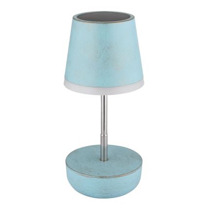 Globo - LED Saules enerģijas lampa 10xLED/0,06W/3V IP44 zila