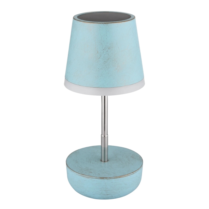 Globo - LED Saules enerģijas lampa 10xLED/0,06W/3V IP44 zila