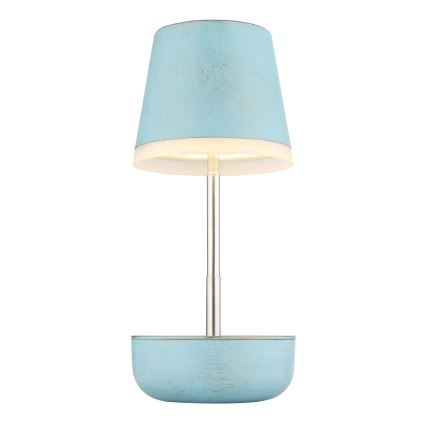 Globo - LED Saules enerģijas lampa 10xLED/0,06W/3V IP44 zila