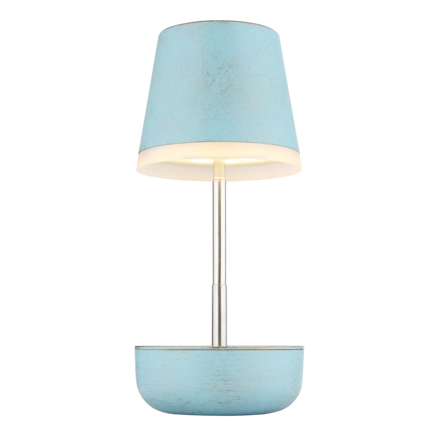 Globo - LED Saules enerģijas lampa 10xLED/0,06W/3V IP44 zila