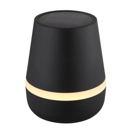 Globo - LED Saules enerģijas lampa 10xLED/0,06W/3V IP44 melna