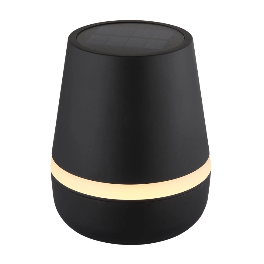 Globo - LED Saules enerģijas lampa 10xLED/0,06W/3V IP44 melna