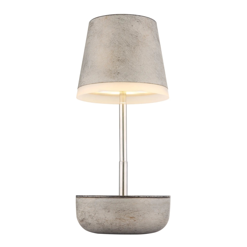 Globo - LED Saules enerģijas lampa 10xLED/0,06W/3V IP44 pelēka