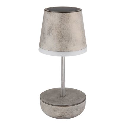 Globo - LED Saules lampa 10xLED/0,06W/3V IP44 800 mAh pelēka