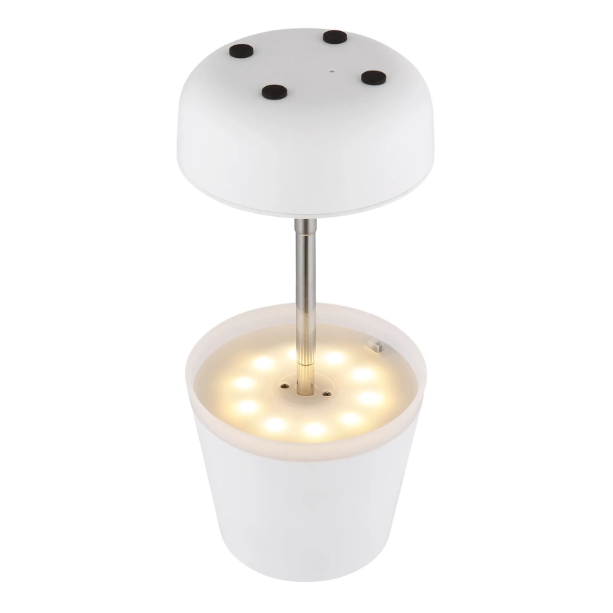 Globo - LED Saules enerģijas lampa 10xLED/0,06W/3V IP44 balta